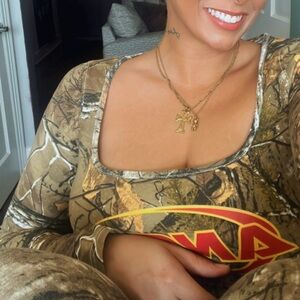 Angel Camouflage Long Sleeve Bodysuit